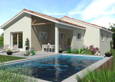 Projet villa contemporaine Drôme