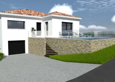 Villa projet avec sous-sol complet