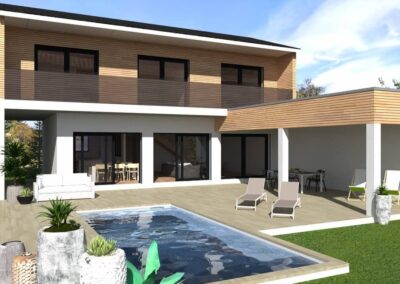 Projet villa contemporaine Romans